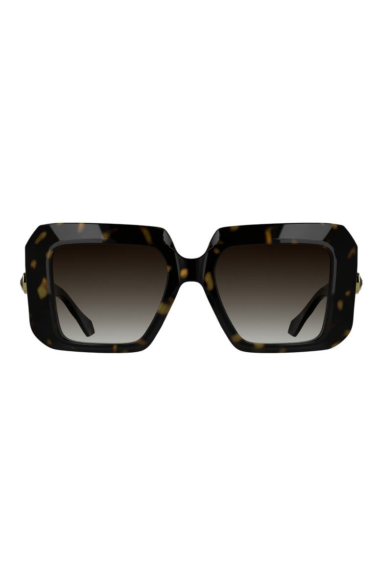 Brooke 54mm Square Sunglasses, Main, color, DARK TORTOISE