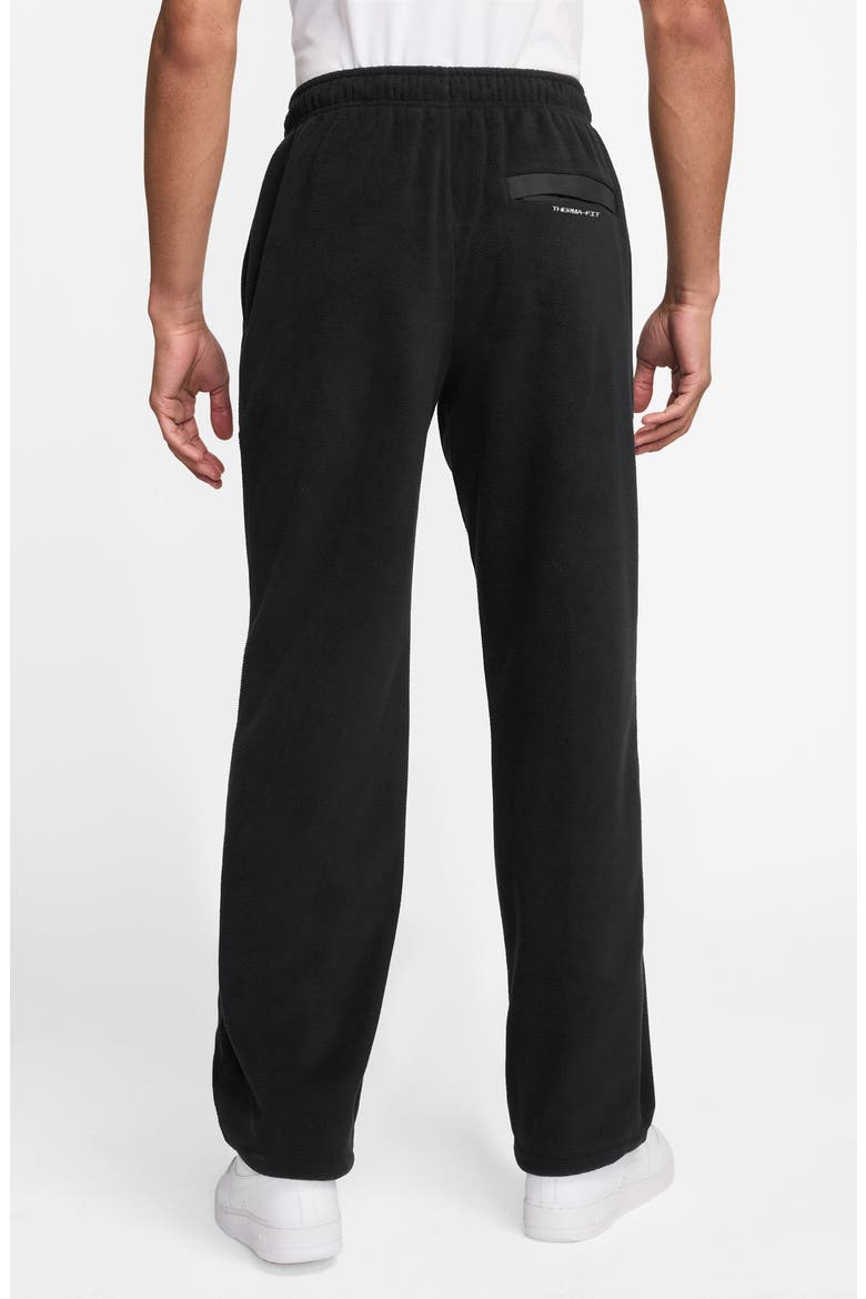 Club Fleece Loose Fit Sweatpants, Alternate, color, BLACK/ WHITE