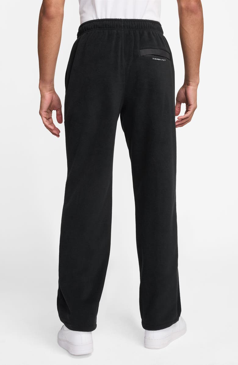 Nike Club Fleece Loose Fit Sweatpants, Alternate, color, Black/ White