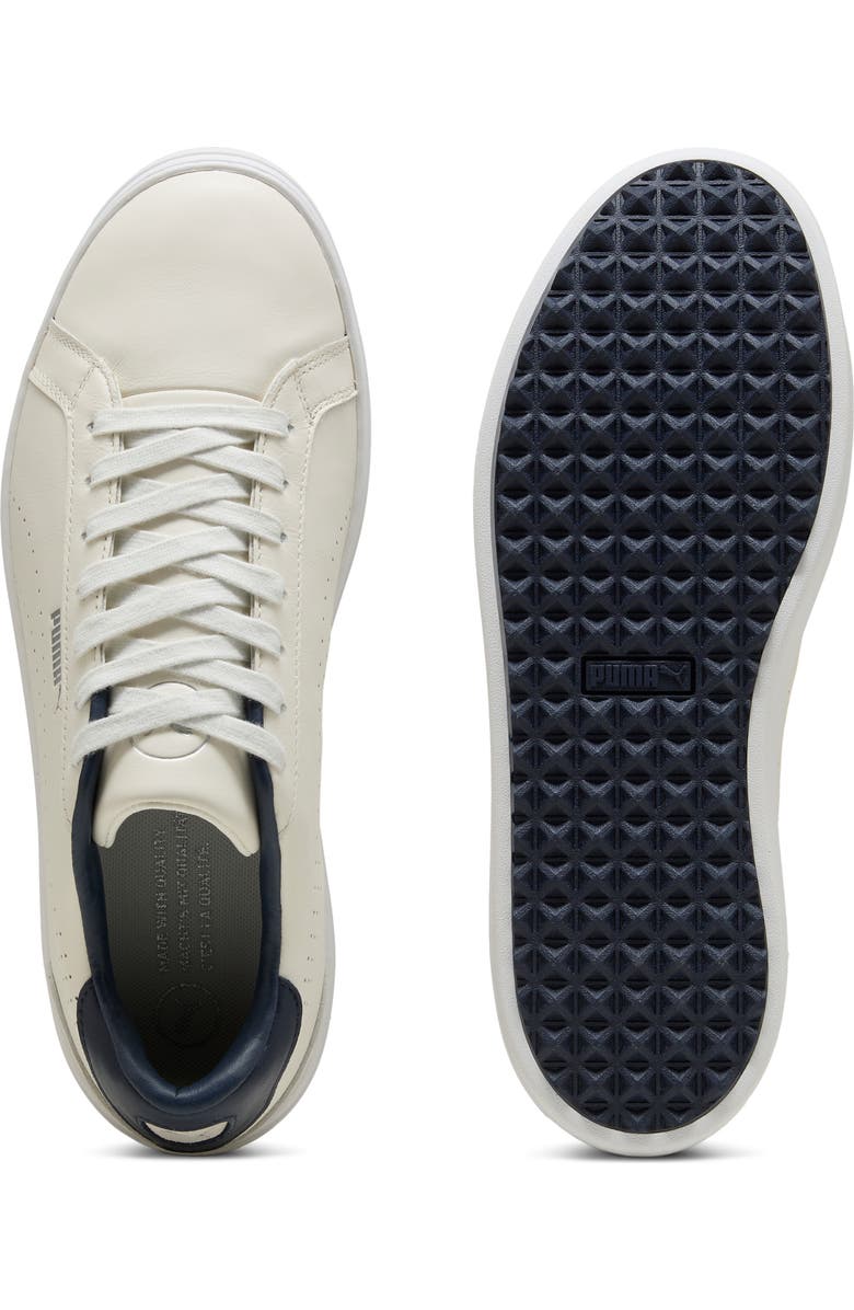 PUMA GOLF Classic G Golf Shoes, Alternate, color, Warm White-Deep Navy