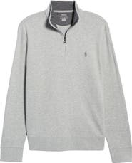 Polo Ralph Lauren Lux Heathered Quarter Zip Pullover