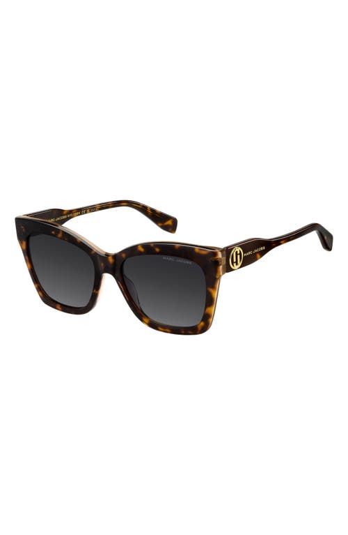 Marc Jacobs 54mm Cat Eye Sunglasses In Brown