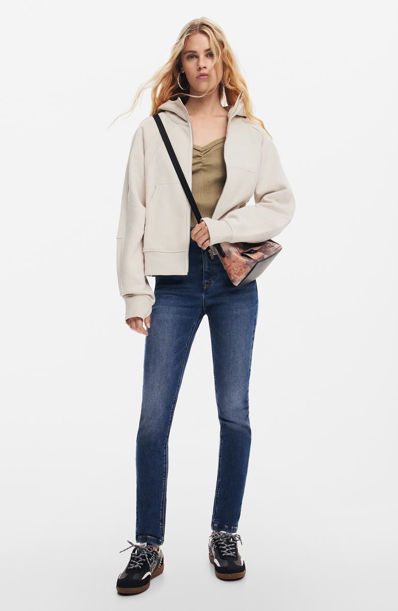 Desigual Amanda Skinny Jeans, Alternate, color, 