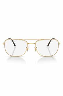 Ray-Ban 62mm Polarized Oversize Rectangular Transition Sunglasses