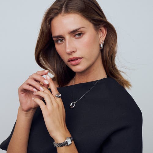 Sif Jakobs Jewellery Ring Borsa Pianura In Metallic