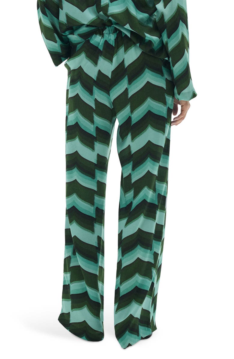 MANGO Print Pull-On Straight Leg Pants, Alternate, color,