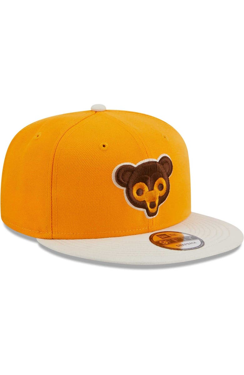 New Era Men's New Era Gold Chicago Cubs Tiramisu 9FIFTY Snapback Hat, Alternate, color, Gold