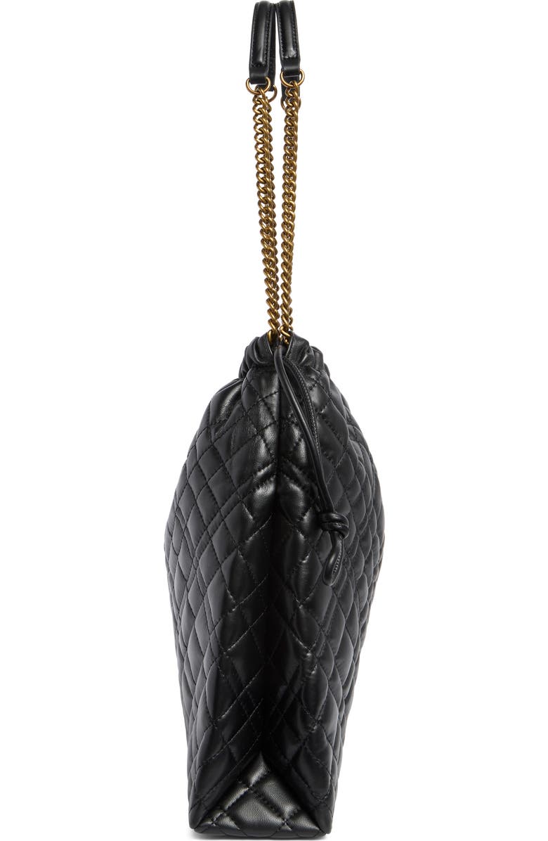 Kurt Geiger London Brixton Drawstring Quilted Leather Shoulder Bag, Alternate, color,