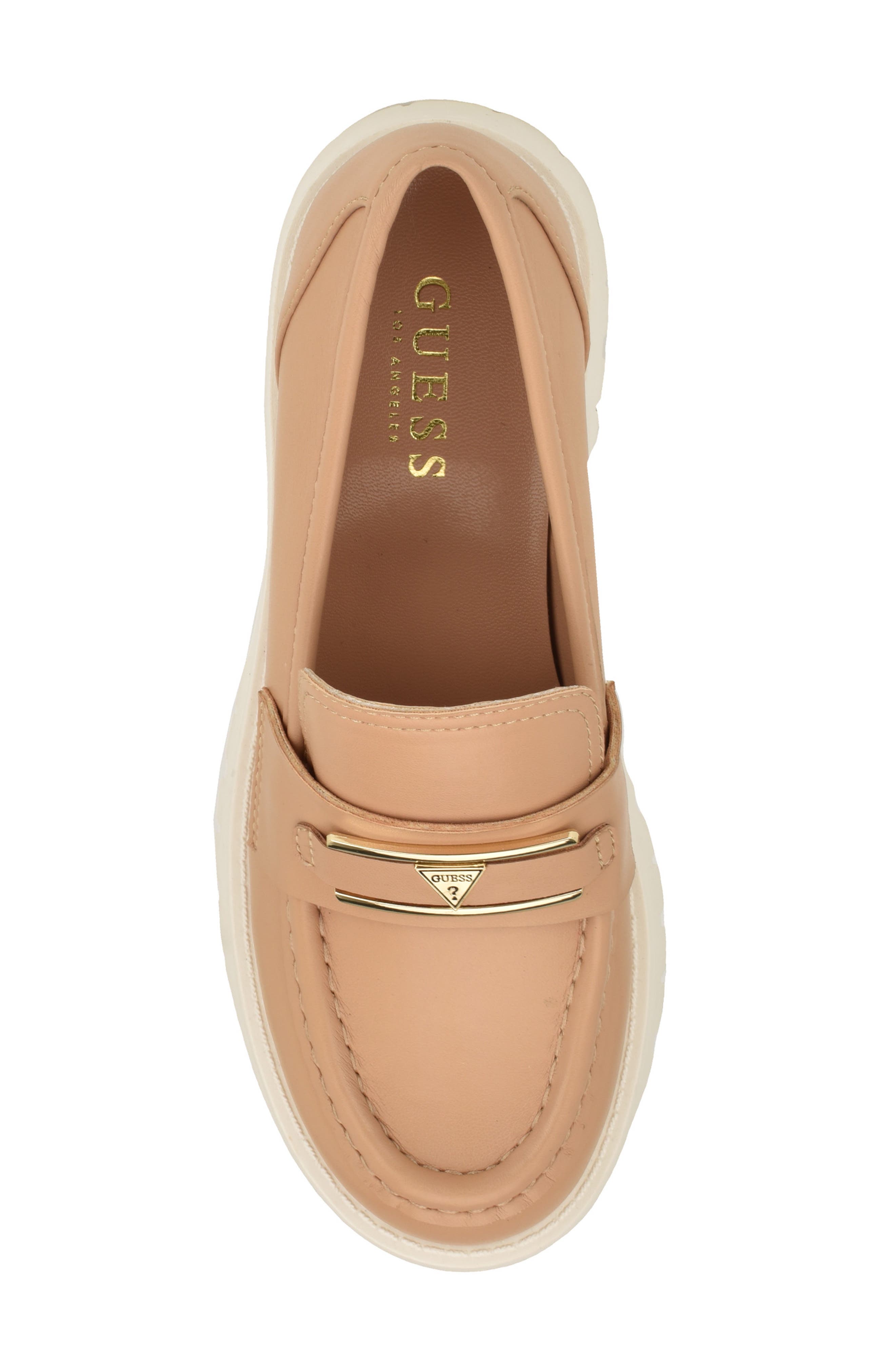 Tracer Platform Lug Loafer, Alternate, color, LIGHT NATURAL