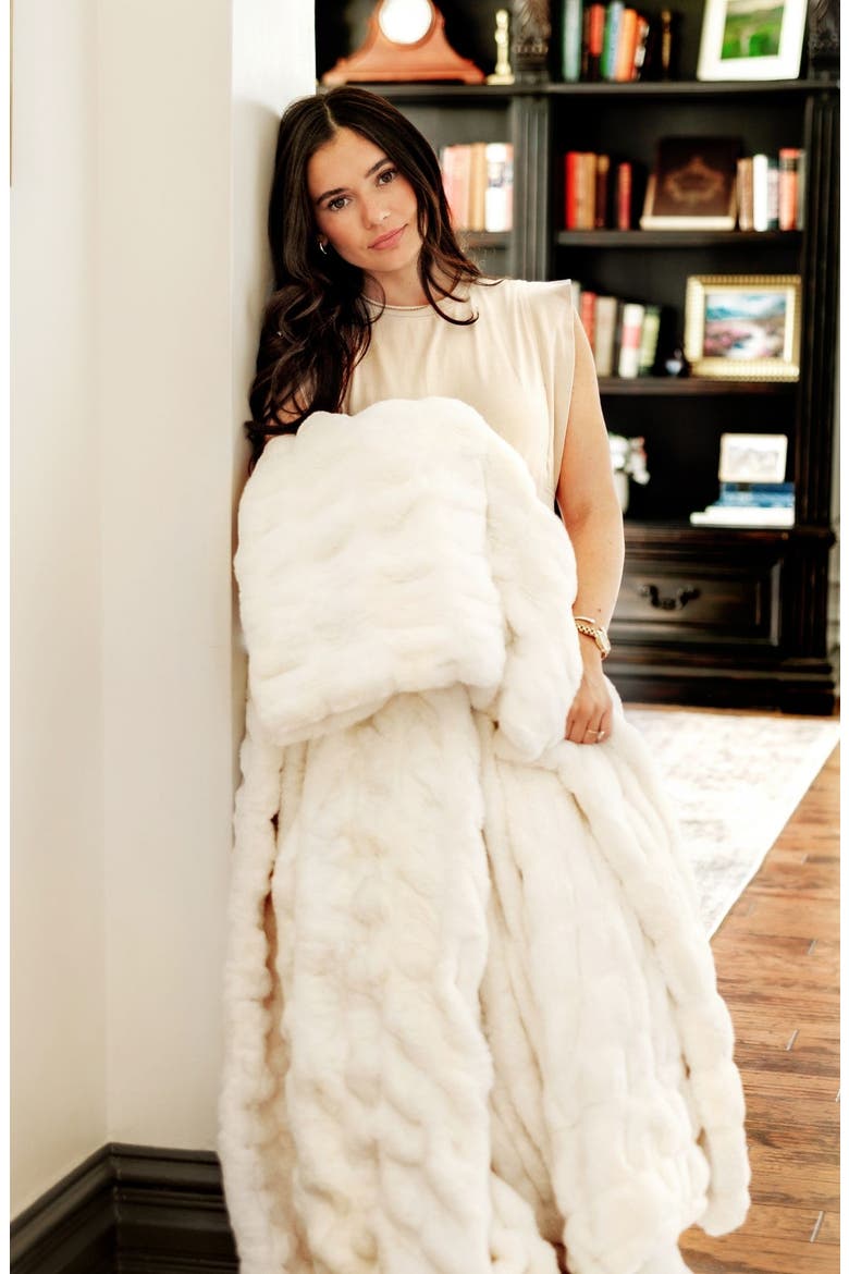 Hugs Cream Blanket, Main, color, Cream