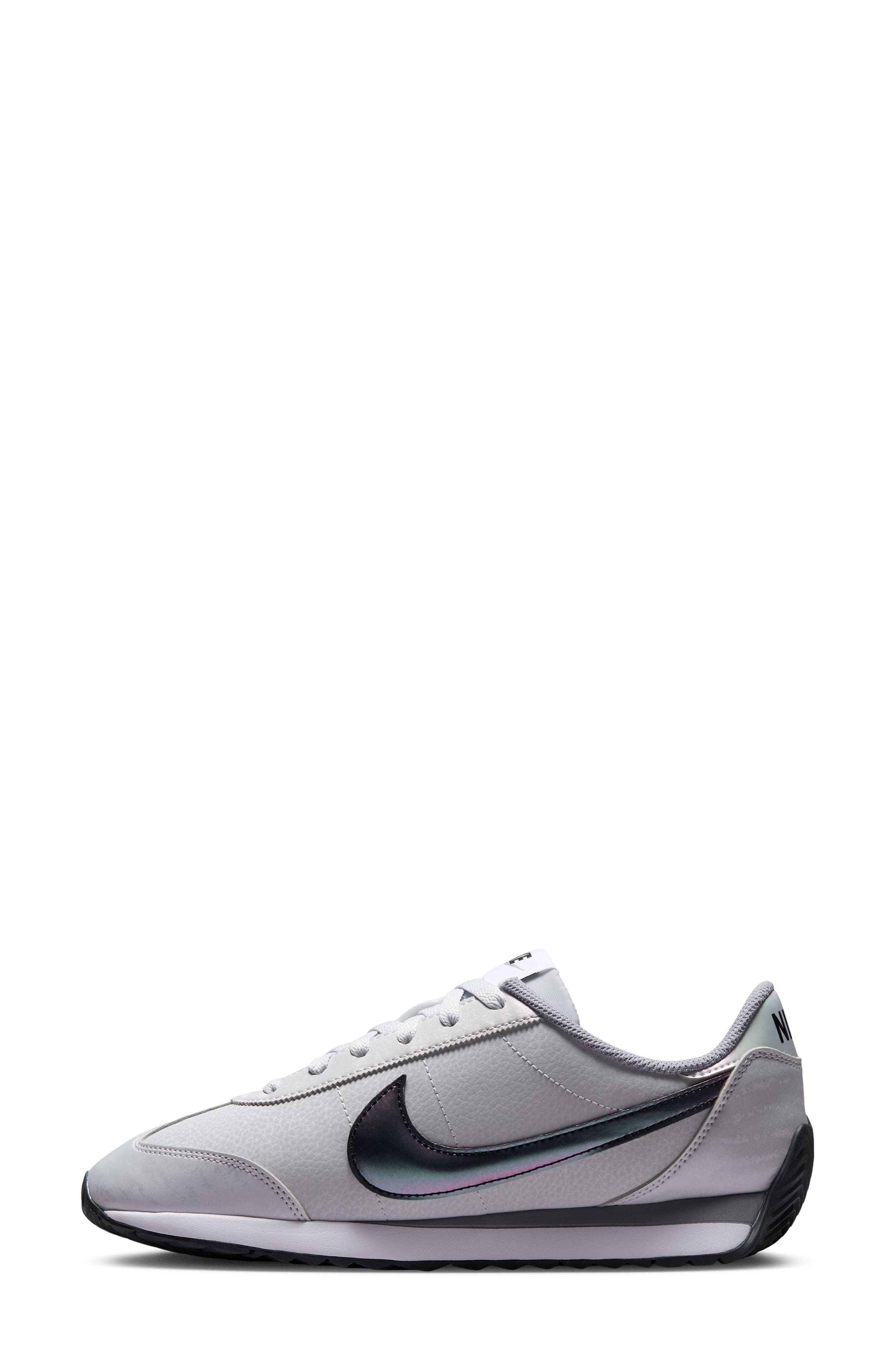 Pacific Leather Premium Sneaker, Alternate, color, PLATINUM/ BLACK/ GREY-WHITE