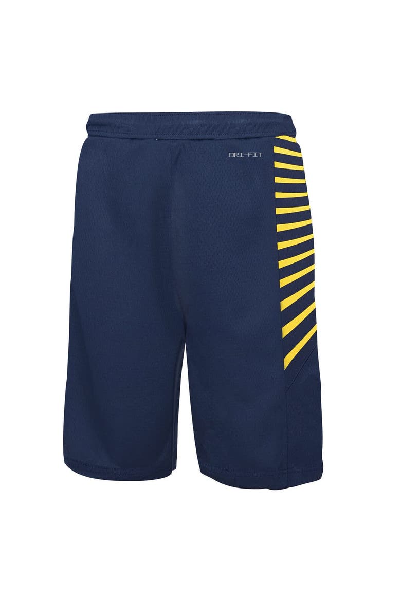 Youth Nike Navy Indiana Pacers Icon Swingman Short, Alternate, color, Navy