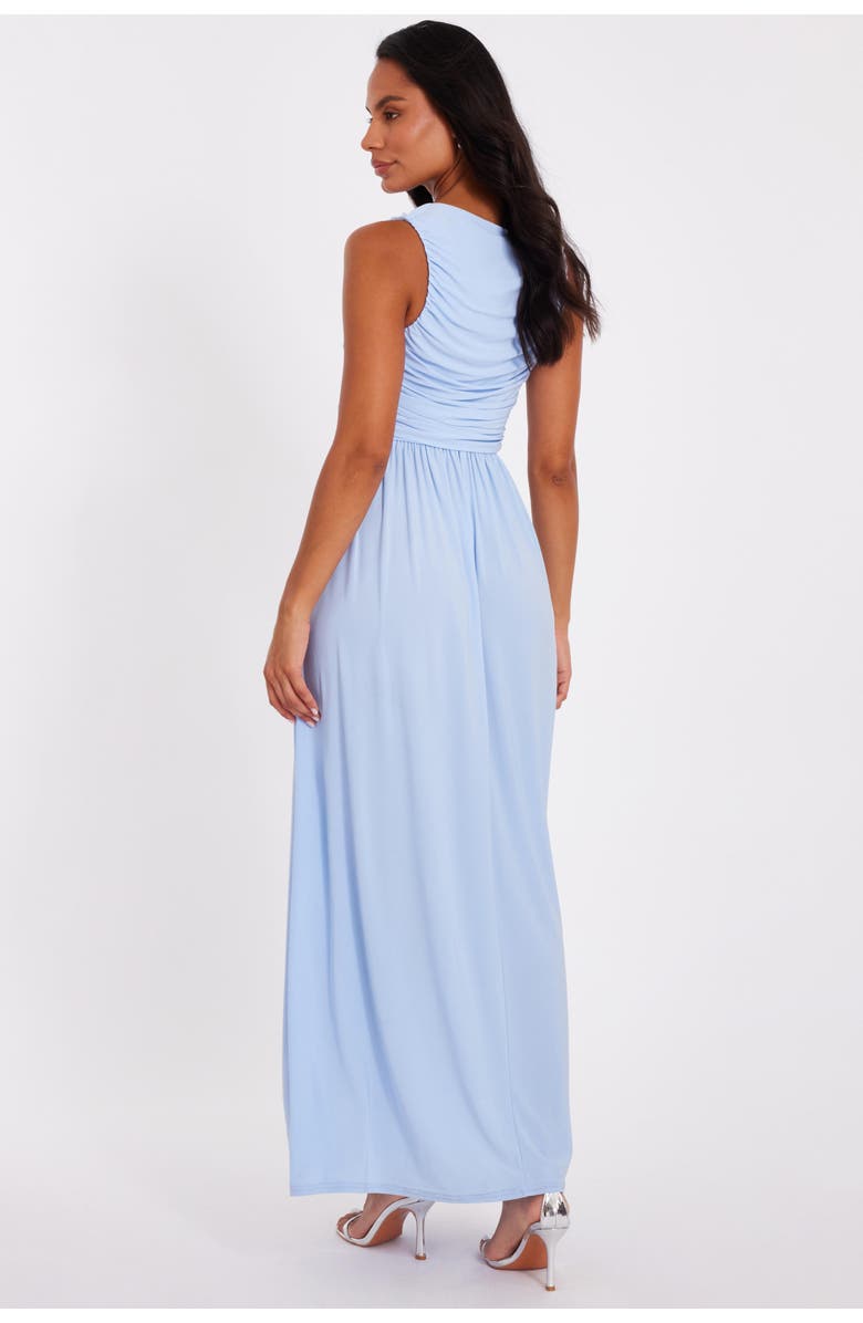 QUIZ ITY Sleeveless Maxi Dress, Alternate, color, Pale Blue