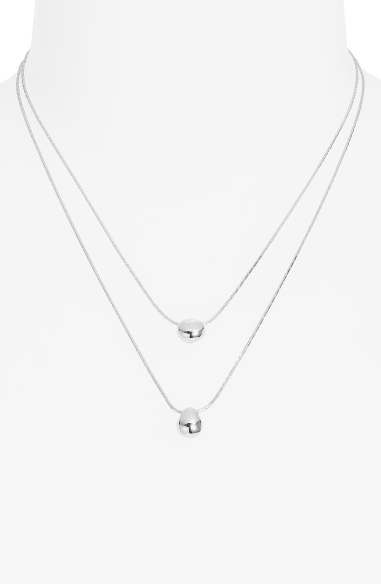 Nordstrom Demi Fine Double Droplet Layered Necklace, Alternate, color, 