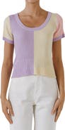 English Factory Colorblock Sweater Top