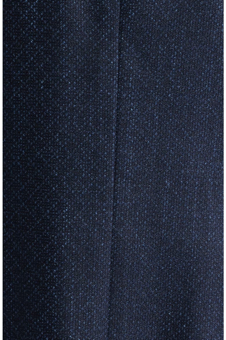 Kei Trim Fit Diamond Jacquard Wool & Silk Blend Sport Coat, Alternate, color, NAVY