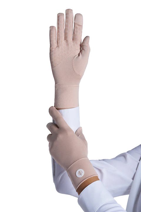 Fuji Convertible Fingertip UV Sun Gloves, UPF 50+ Sun Protection