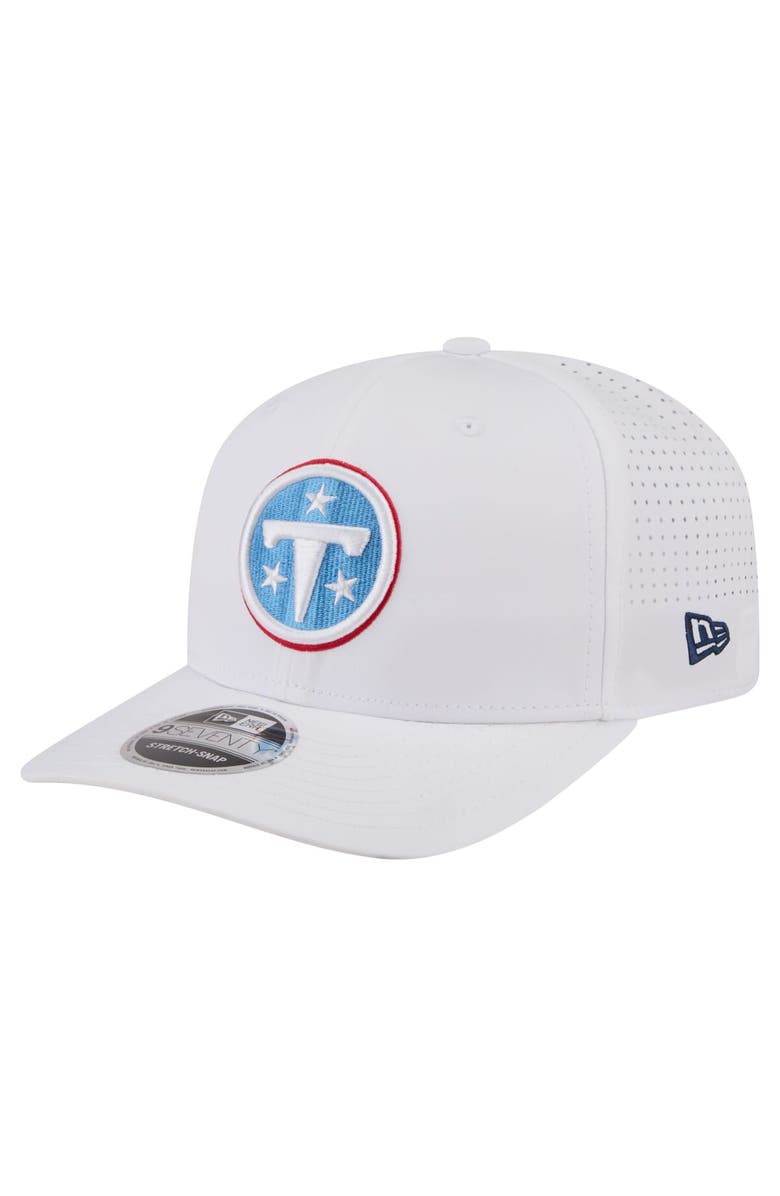 New Era Men's New Era White Tennessee Titans Name Plate 9SEVENTY Adjustable Hat, Main, color, White