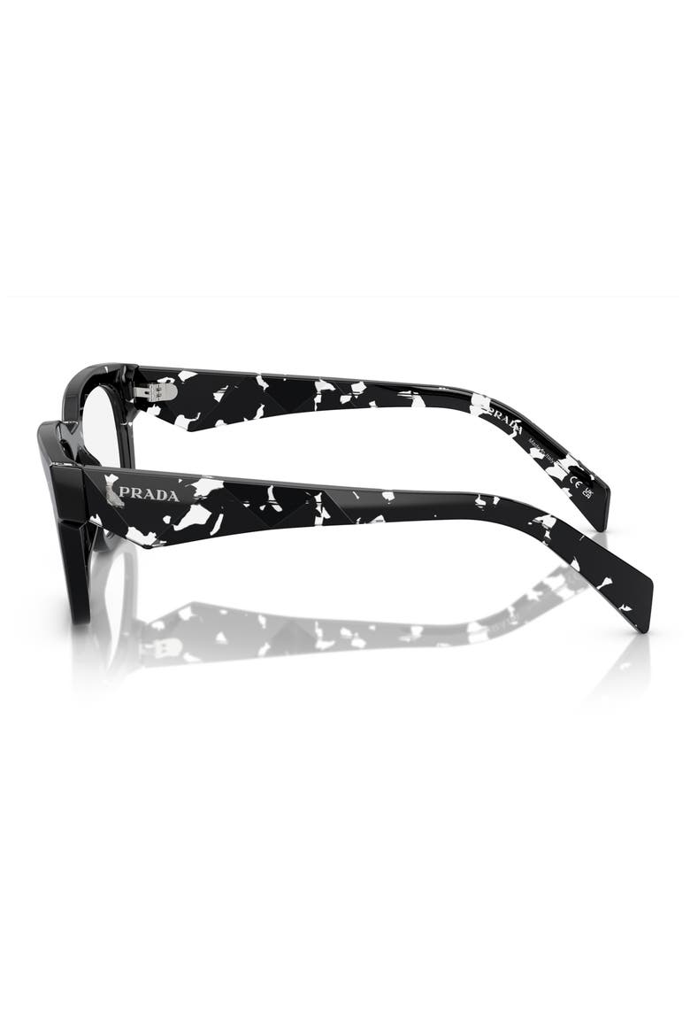 51mm Pillow Optical Glasses, Alternate, color, BLACK HAVANA