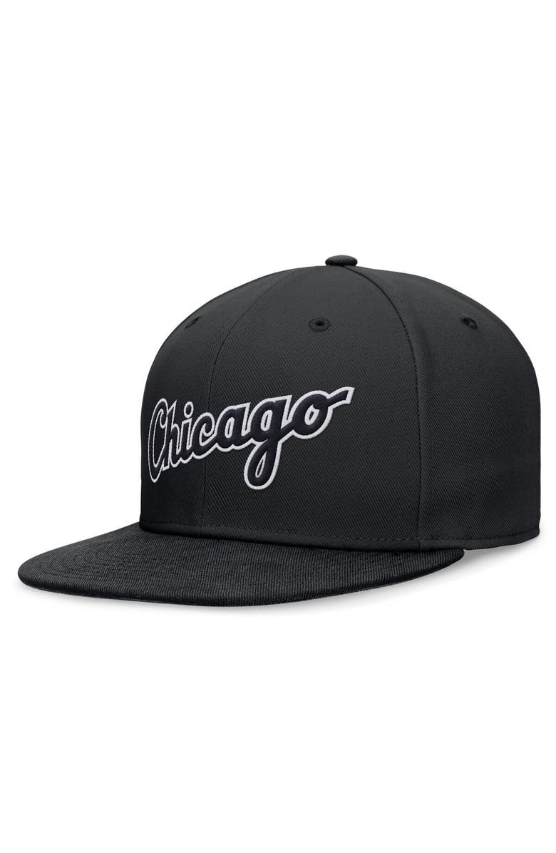 Nike Men's Nike Black Chicago White Sox Evergreen Performance Fitted Hat, Main, color, Black