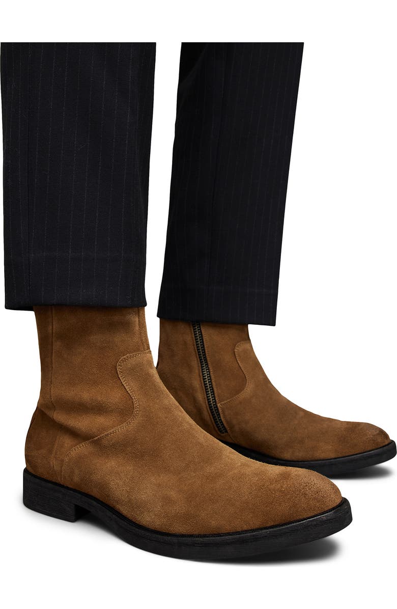 AllSaints Lang Zip Boot, Alternate, color,