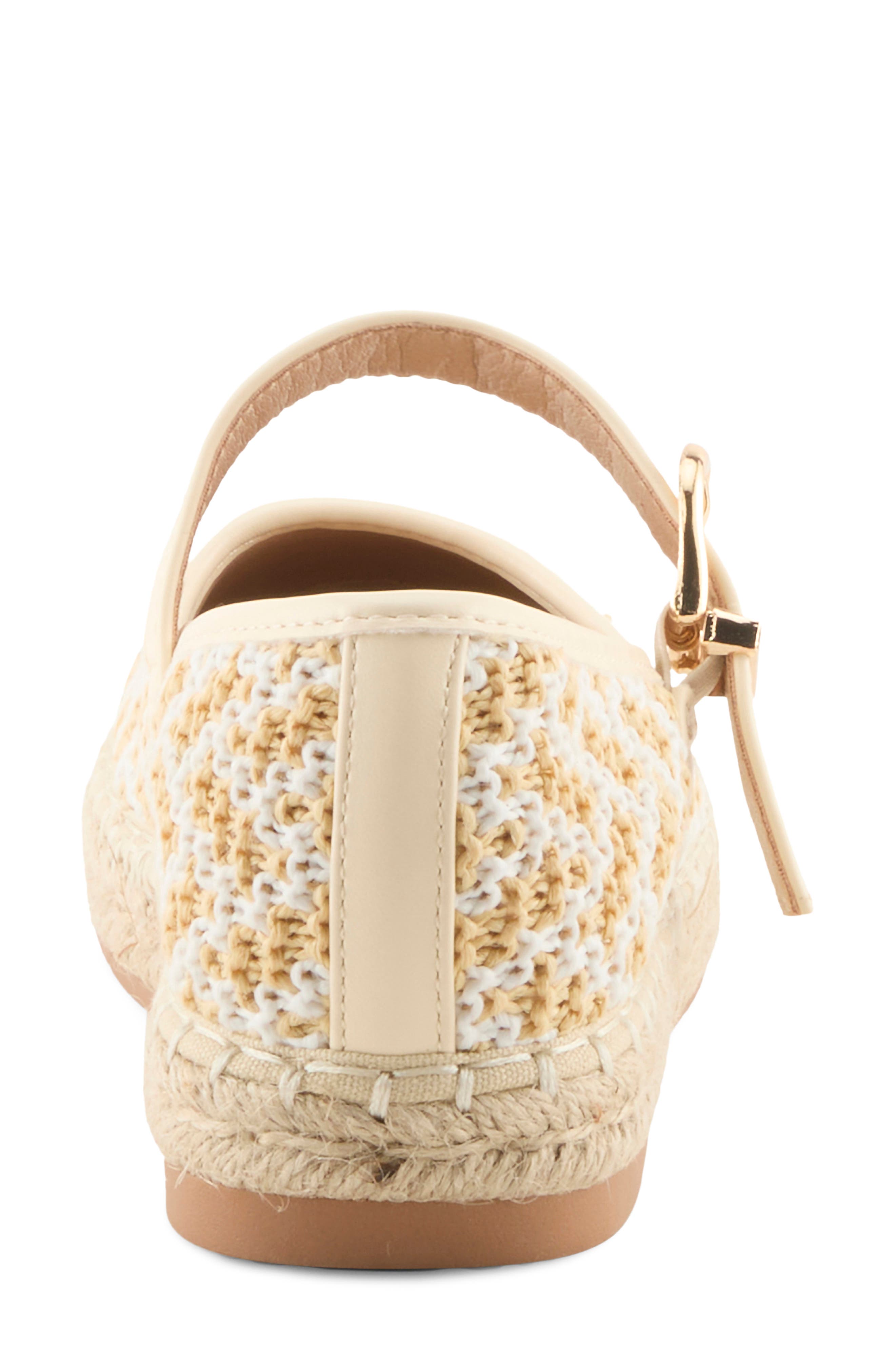 AZURA BY SPRING STEP Seaharbor Mary Jane Flat, Alternate, color, Beige Multi