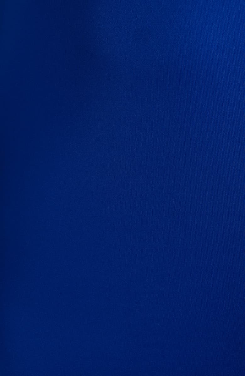 Eliza J Ruffle Sleeve Off the Shoulder Cocktail Dress, Alternate, color, Cobalt