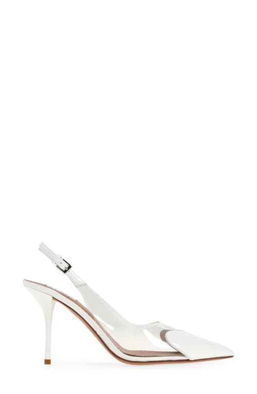 Alaïa Le Coeur Slingback Pump In Blanc Optique