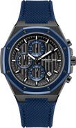 Kenneth Cole New York Benson Open Heart Blue Dial Automatic Bracelet Watch, 43mm