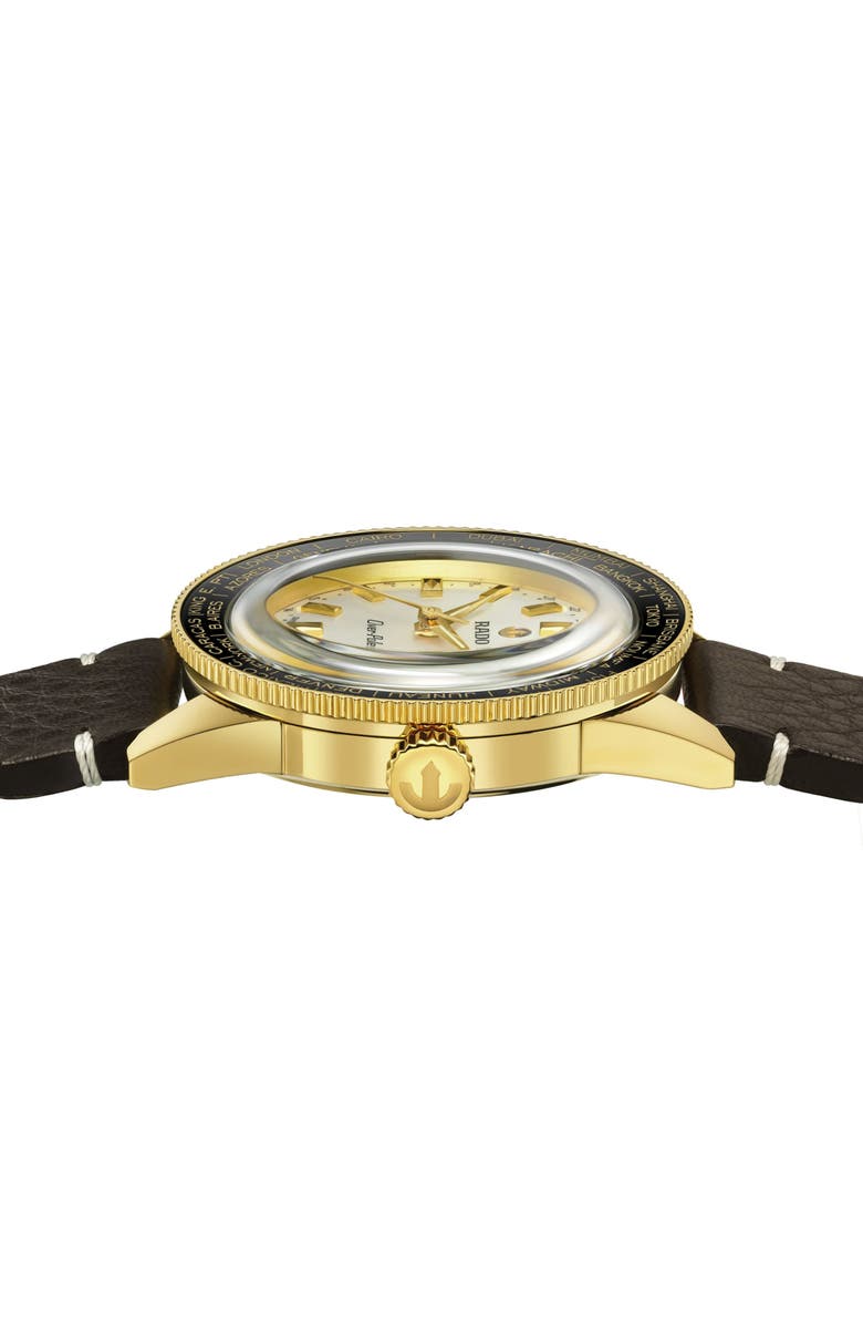 RADO Captain Cook Over-Pole GMT Automatic Watch, 39mm, Alternate, color, Silver