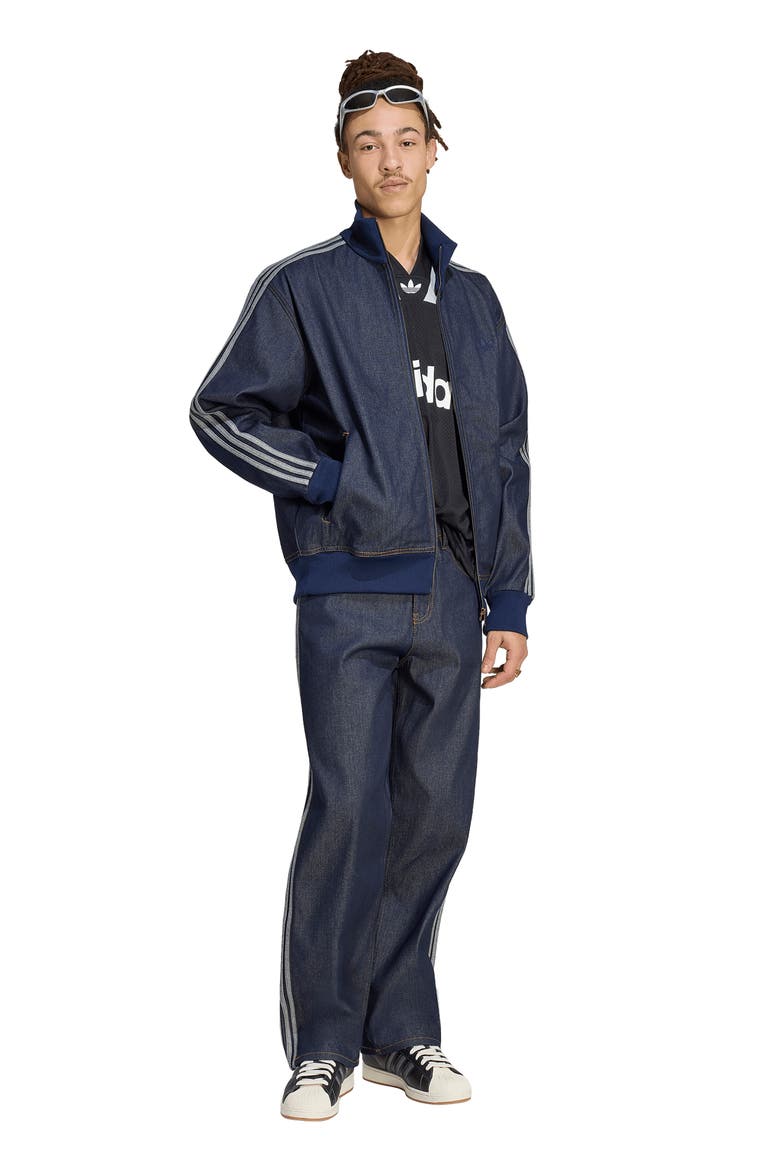 Denim Track Jacket, Alternate, color, INDIGO DENIM