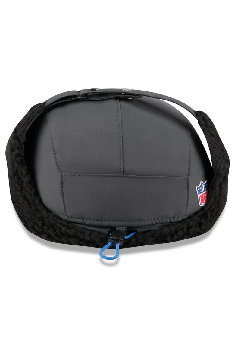 Men's New Era Charcoal Detroit Lions 2025 Sideline Cold Weather Runner Dog Ear Adjustable Hat, Alternate, color, Charcoal