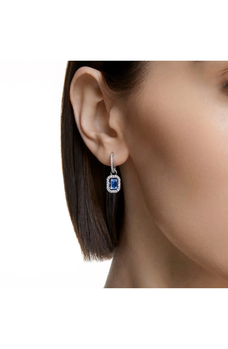Swarovski Una Dancing Crystal Drop Earrings, Alternate, color, Blue