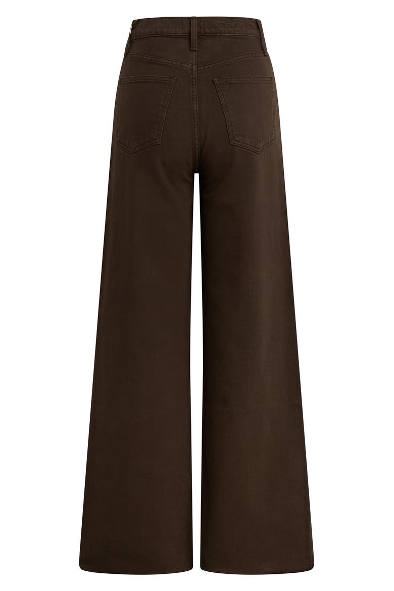 The Mischa Super High Waist Wide Leg Jeans, Alternate, color, ESPRESSO