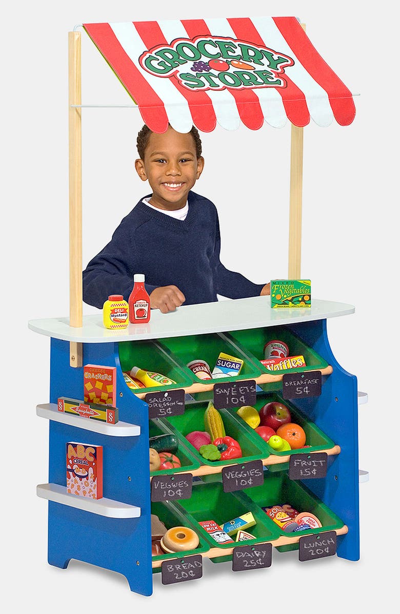Melissa & Doug Play Time Convertible Grocery Store & Lemonade Stand Playset, Alternate, color, 