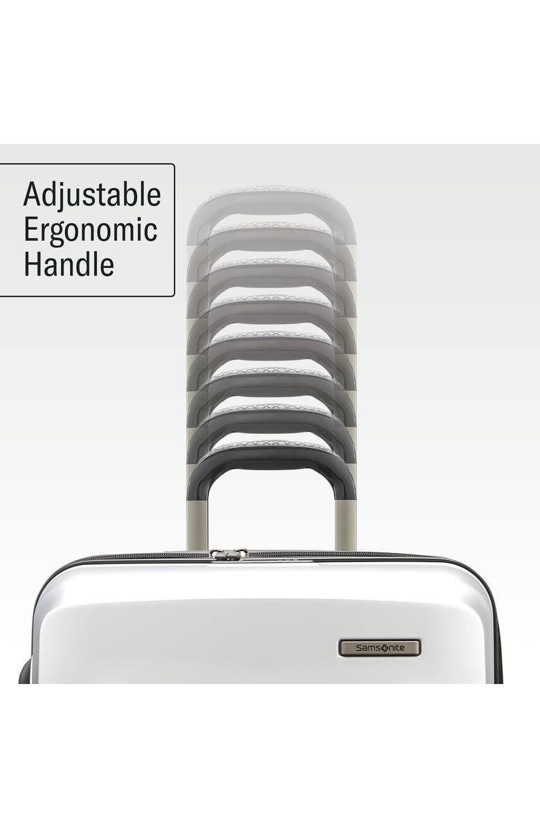 Samsonite Octiv Hardside Spinner Carry-On Luggage, Alternate, color, Aluminum Silver