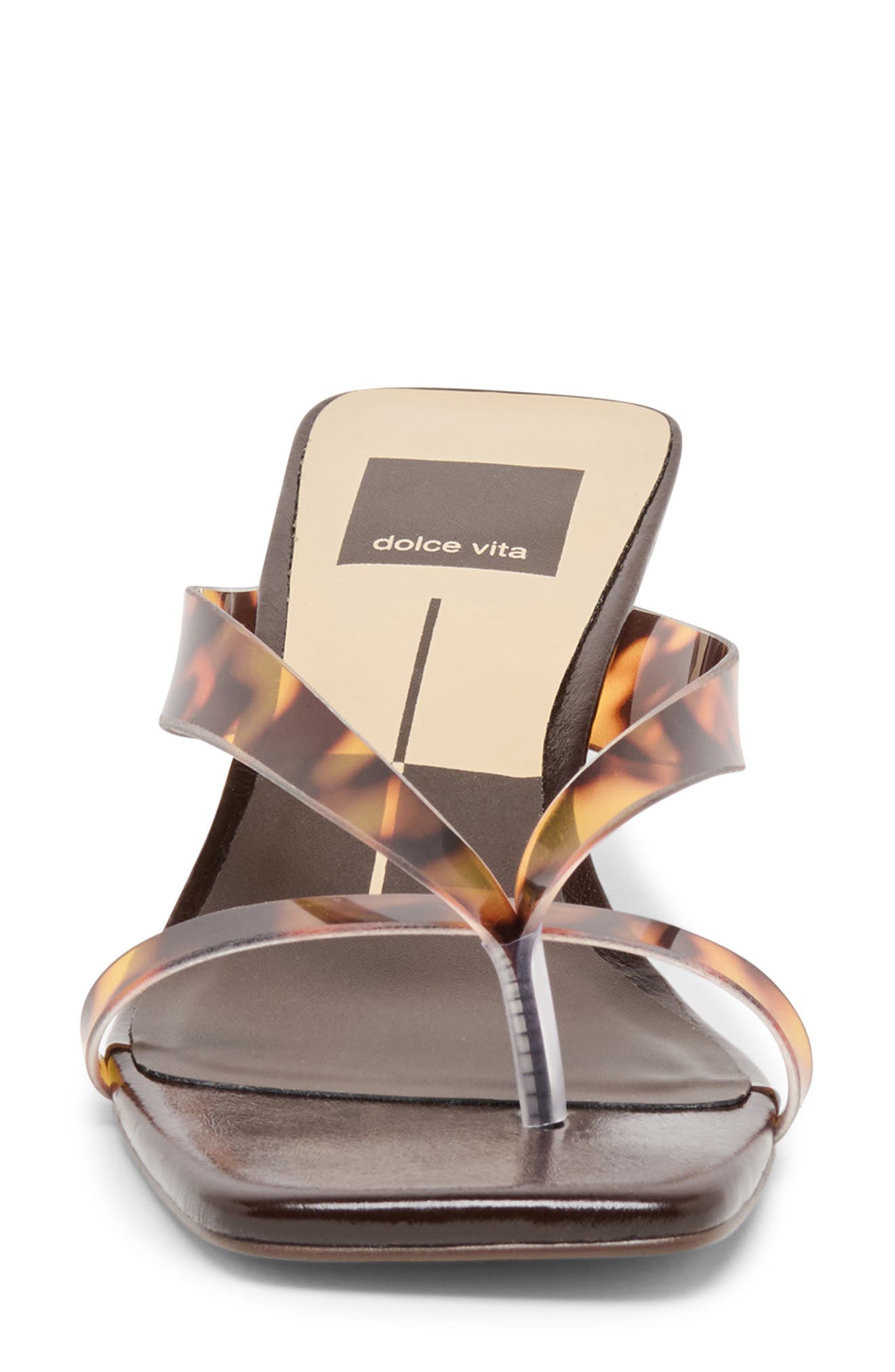 Brevel Vinyl Translucent Strap Sandal, Alternate, color, TORTOISE JELLY