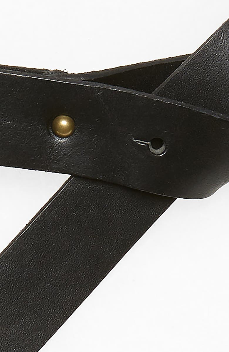 Treasure & Bond Loop Stretch Leather Belt, Alternate, color, 