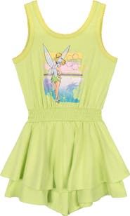 Disney Peter Pan Tinker Bell Sleeveless One-Piece Romper