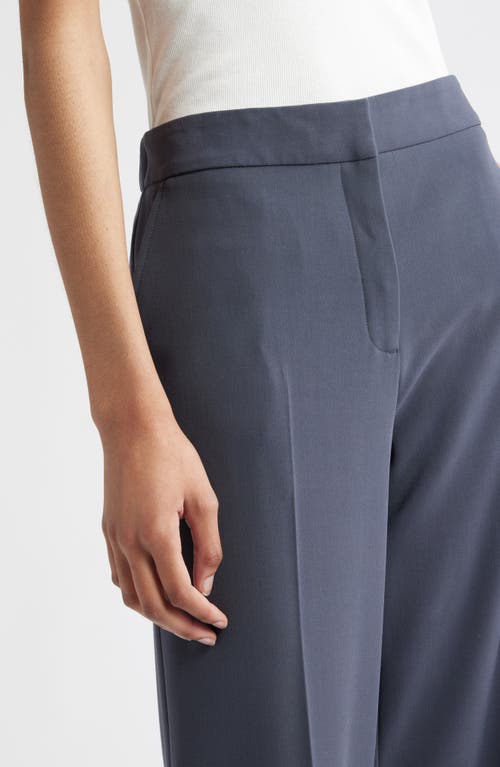 Nordstrom The Lennox Wide Leg Trousers In Gray
