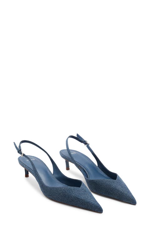 Kitten Heel Pointed Toe Pump (Women)
