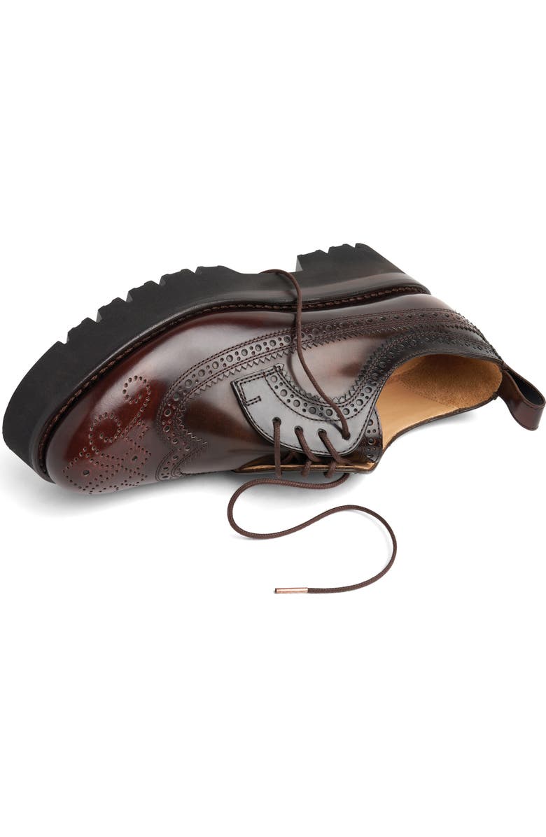 THE OFFICE OF US Miss Lucy Platform Derby, Alternate, color, Brown Multi