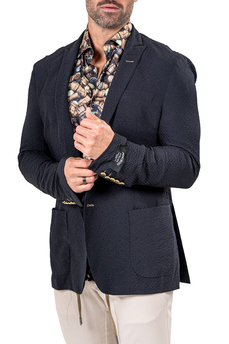 Socrates Unconstructed Martyr025 Sport Coat, Alternate, color, BLACK