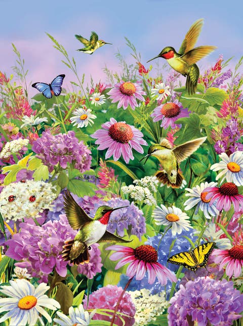 Garden Flight 300 piece Jigsaw Puzzle for Adults