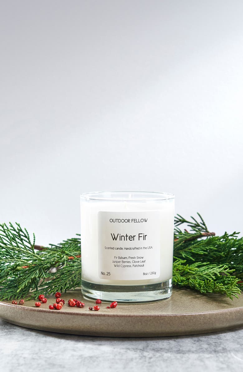 Outdoor Fellow No. 25 Winter Fir Scented Candle, Alternate, color, 