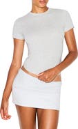 SKIMS Crop Cotton Blend T-Shirt