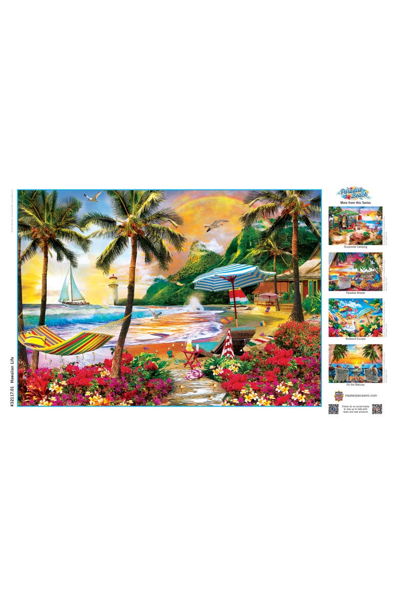 Hawaiian Life 500 Piece Jigsaw Puzzle, Alternate, color, Multicolor