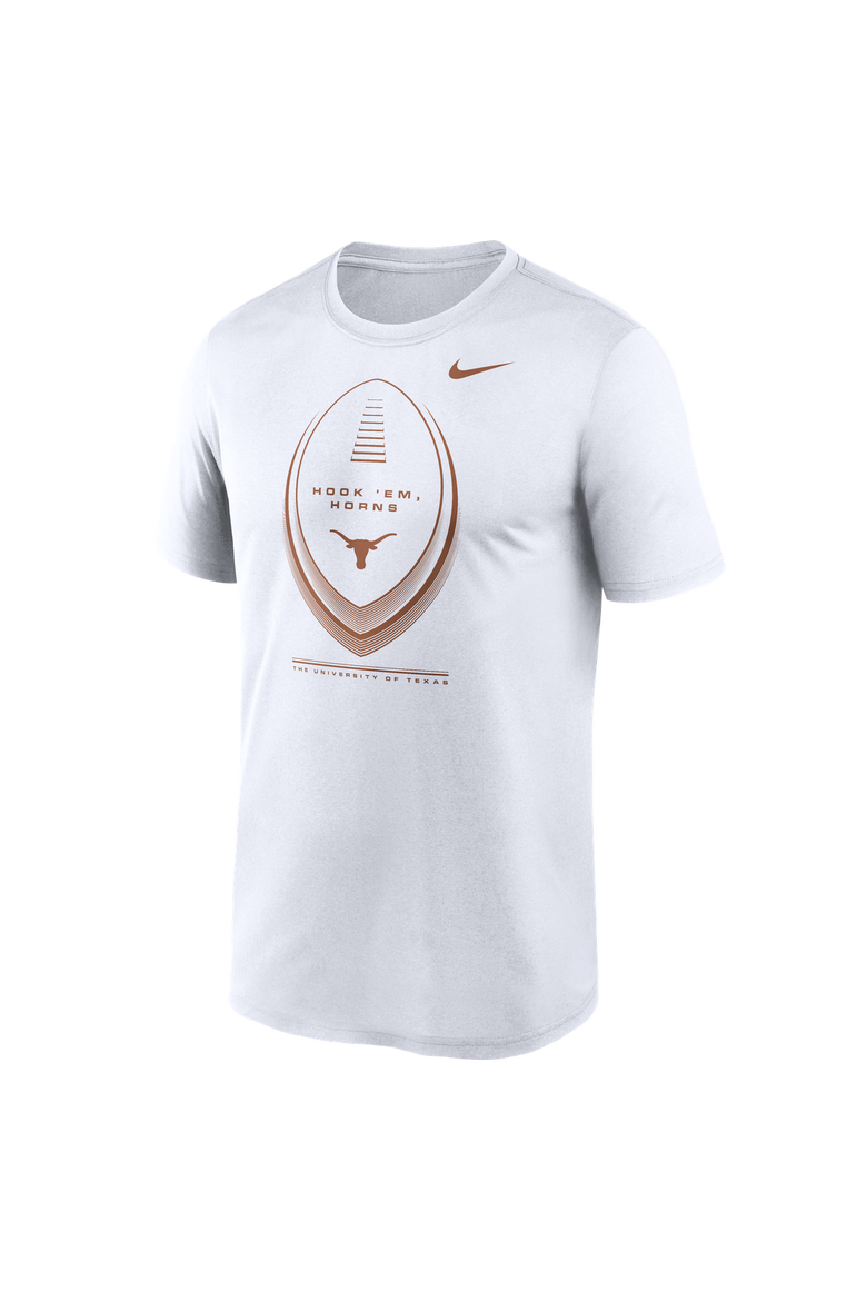 Men's Nike White Texas Longhorns Primetime Legend Football Icon Dri-FIT T-Shirt, Alternate, color, White