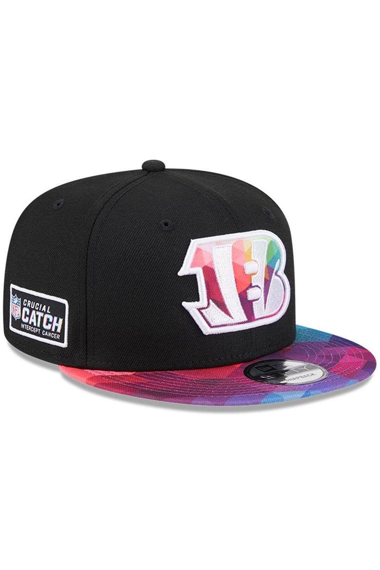Men's New Era  Black Cincinnati Bengals 2023 NFL Crucial Catch 9FIFTY Snapback Hat, Main, color, Black