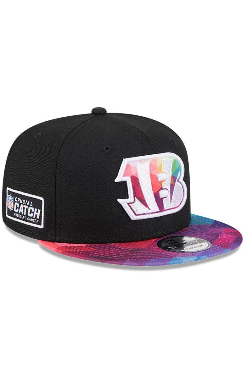 New Era Men's New Era  Black Cincinnati Bengals 2023 NFL Crucial Catch 9FIFTY Snapback Hat, Main, color, Black
